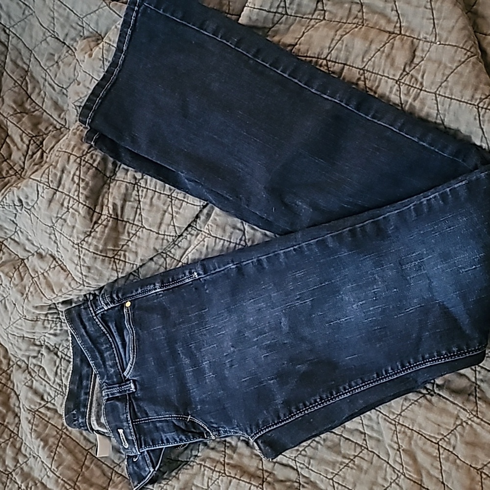 Boot cut stretch jeans